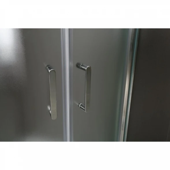 Душевой уголок с поддоном 80x80x200 см BelBagno Uno текстурное UNO-GL-R-2-80-P-CR-TR