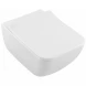 Унитаз подвесной Villeroy &amp; Boch Venticello 4611RS01 безободковый, с сиденьем микролифт, альпийский Белый