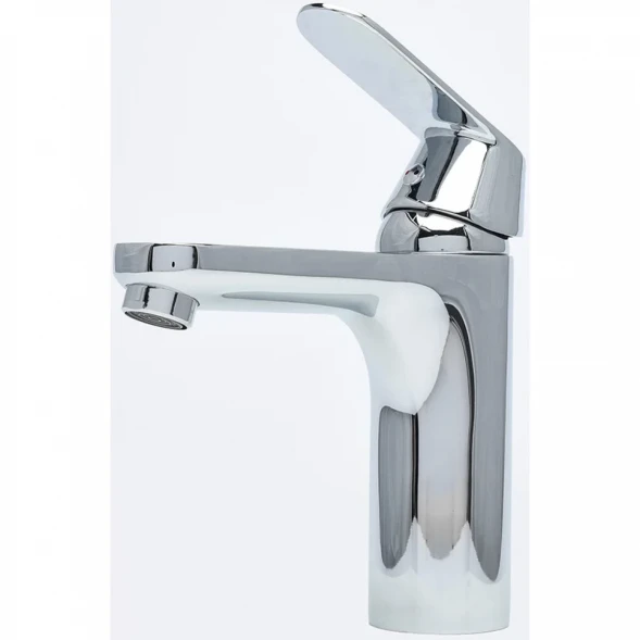 Смеситель для раковины AQUAme Prato AQMP6131 с донным клапаном, хром