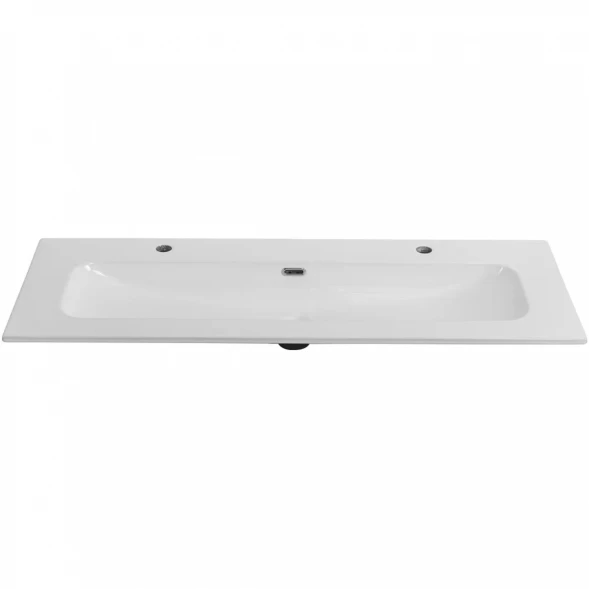 Раковина Cezares Eco CZR-8073-120-1-2 121x46 см, накладная, белый