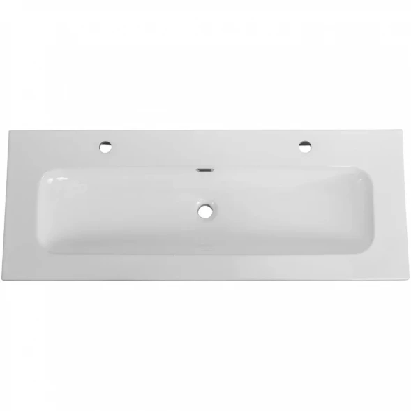 Раковина Cezares Eco CZR-8073-120-1-2 121x46 см, накладная, белый