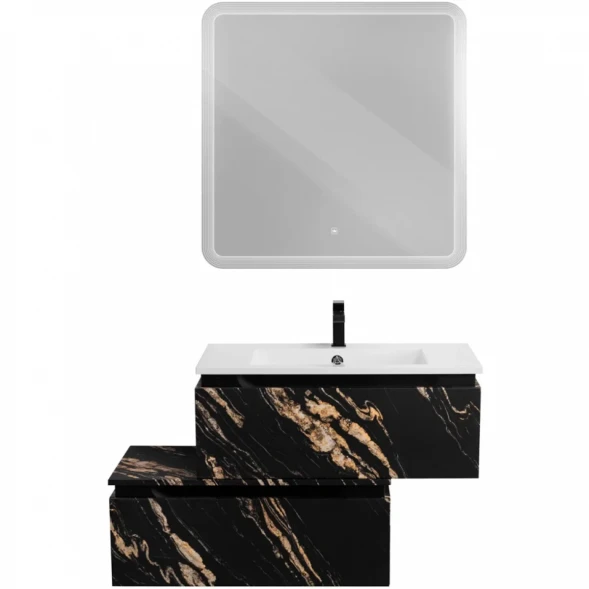 Тумба Cezares Slider SLIDER-800-1C-PI-NF-P 80 см, напольная, черный фьюжн