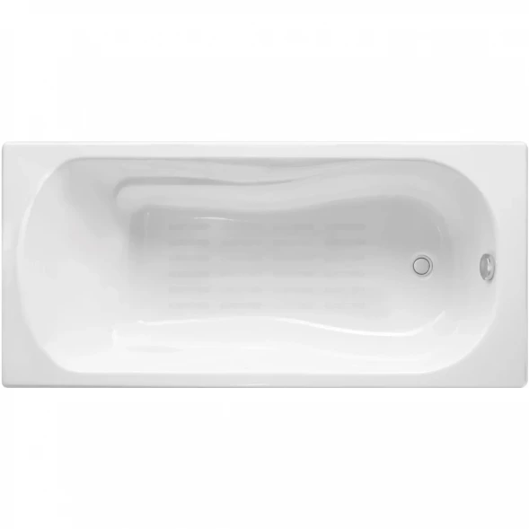 Ванна чугунная Delice Haiti Luxe DLR230637-AS 160x80 см, с антискользящим покрытием, белый