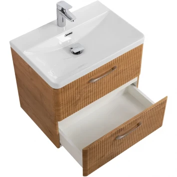 Тумба под раковину BelBagno Due DUE-500-2C-SO-RN-P 50,6 см, подвесная, Rovere Nature