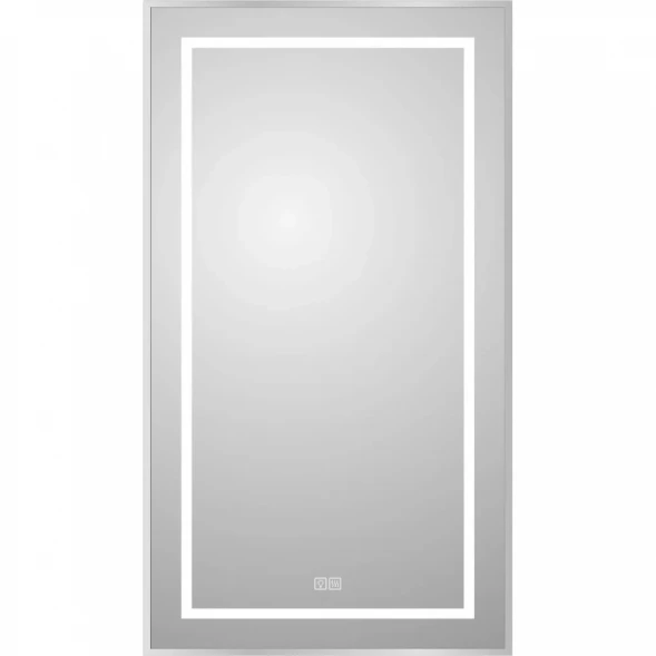 Зеркало BelBagno Kraft SPC-KRAFT-500-900-LED-TCH-WARM 50x90 см, с LED-подсветкой, сенсорным выключателем, антизапотеванием, алюминий