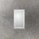 Зеркало BelBagno Kraft SPC-KRAFT-500-900-LED-TCH-WARM 50x90 см, с LED-подсветкой, сенсорным выключателем, антизапотеванием, алюминий