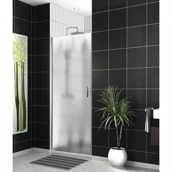 Душевая дверь BelBagno Uno UNO-B-1-60-CH-Cr 60 см, профиль хром, стекло шиншилла