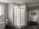 Душевой уголок 80x80 см BelBagno DUE-A-2-80-C-Cr прозрачное