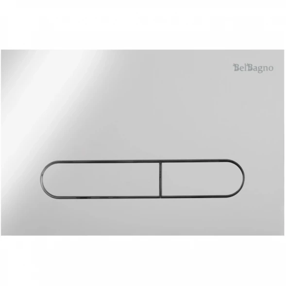 Комплект подвесной унитаз BelBagno Lucie BB063CHR + BB2111SC + система инсталляции BelBagno BB002-80 + BB005-PR-CHROME