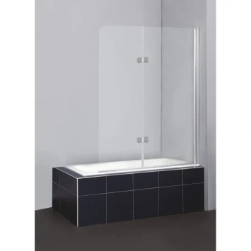 Шторка для ванны BelBagno Sela 120 см текстурное стекло SELA-V-21-120/140-Ch-Cr-R