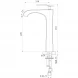 Смеситель для раковины Wonzon &amp; Woghand Triumph WW-561104-CR хром