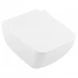 Унитаз подвесной Villeroy &amp; Boch Venticello 4611R0R1 + 9M80S101 безободковый, с сиденьем микролифт, альпийский Белый