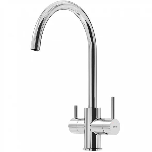 Смеситель для кухни Sancos Taper SC4012CH с подключением к фильтру, хром