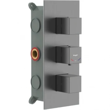 Термостат для ванны Raglo R02.263.09 встраиваемый, графит матовый