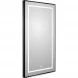 Зеркало BelBagno Kraft SPC-KRAFT-500-900-LED-TCH-WARM-NERO 50x90 см, с LED-подсветкой, сенсорным выключателем, антизапотеванием, черный