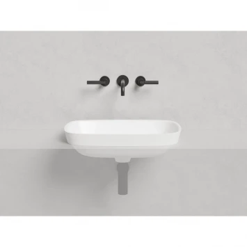 Раковина Salini S-Sense Marea 02 1802102G 59,8x39,8 см, встраиваемая сверху, белый глянец