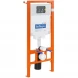 Комплект подвесной унитаз BelBagno Kraft BB064CHR + BB2111SC + система инсталляции BelBagno BB002-80 + BB007-PR-NERO.M
