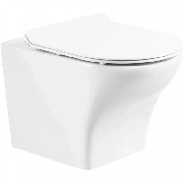 Комплект подвесной унитаз BelBagno Kraft BB064CHR + BB2111SC + система инсталляции BelBagno BB002-80 + BB007-PR-NERO.M