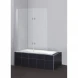 Шторка для ванны BelBagno Sela 120 см текстурное стекло SELA-V-21-120/140-Ch-Cr-L