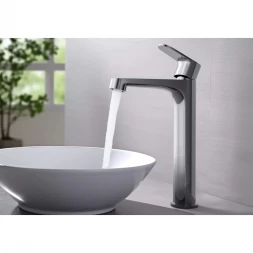 Смеситель для раковины Aquatek Оберон AQ1204CR без донного клапана, хром