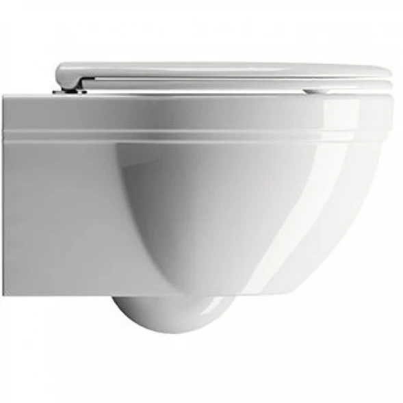 Унитаз подвесной GSI Classic 871211 безободковый, белый глянец