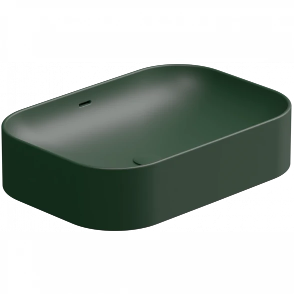 Раковина-чаша GSG Easy EALAVTP60036 60x42 см, накладная, изумрудный матовый