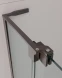 Душевой уголок Cezares Slider SLIDER-AH-1-90-90/100-C-GM 90-100x89,5 см, профиль оружейная сталь матовый, стекло прозрачное