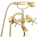 Смеситель для ванны Emmevi Deco Classic 12011/OR с душевым гарнитуром, Золото