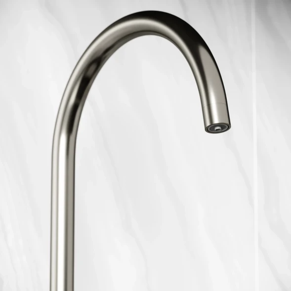 Смеситель для кухни Sancos Taper SC4012GG с подключением к фильтру, вороненая сталь