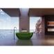 Ванна из полиэфирной смолы Abber Kristall AT9703Emerald 170x75 см, отдельностоящая, зеленый