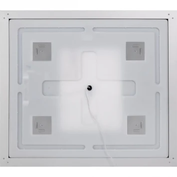 Зеркало BelBagno Kraft SPC-KRAFT-600-800-LED-TCH-WARM 60x80 см, с LED-подсветкой, сенсорным выключателем, антизапотеванием, алюминий