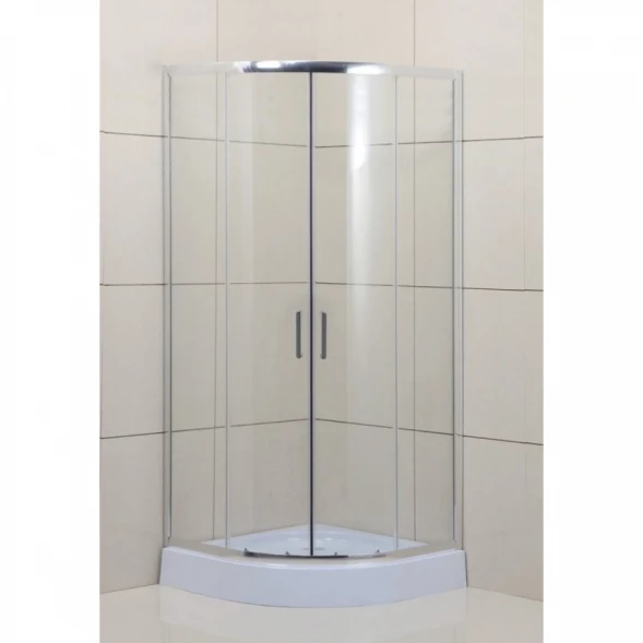 Душевой уголок 95x95 см BelBagno UNO-195-R-2-95-C-Cr прозрачное