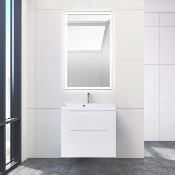 Тумба Bianco Lucido 69,6 см BelBagno Marino MARINO-H60-700-2C-SO-BL-P
