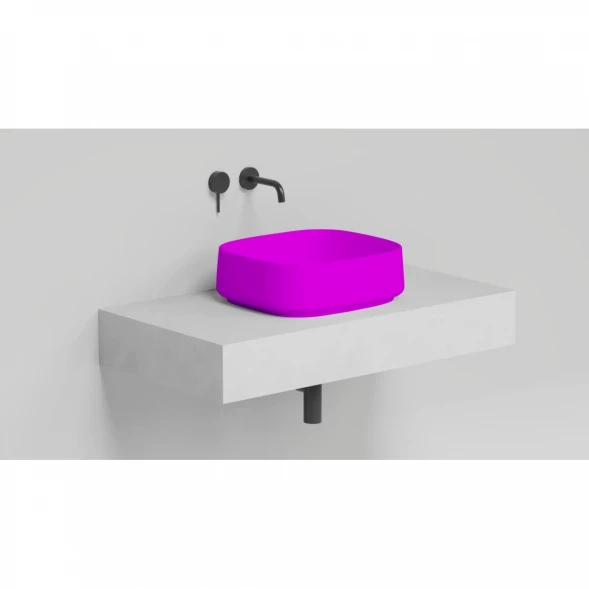 Раковина-чаша Salini S-Sense Oriente Bowl 1109102GF 45x40,5 см, накладная, покраска по RAL глянец полностью