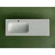 Раковина Ceramica Nova Grace CN7020 121x45,7 см L, накладная, белый