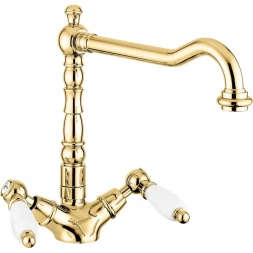 Смеситель для кухни Emmevi Deco Ceramic 121617/OR Золото