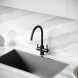 Смеситель для кухни Sancos Taper SC4012MB с подключением к фильтру, черный матовый