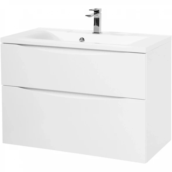 Тумба Bianco Lucido 79,6 см BelBagno Marino MARINO-H60-800-2C-SO-BL-P