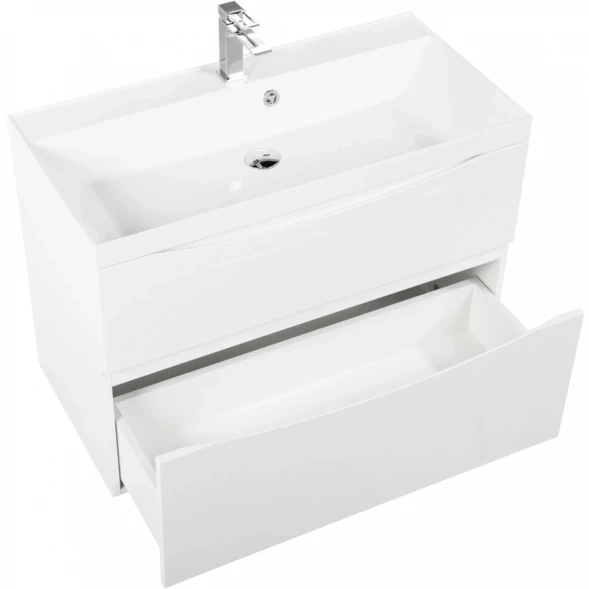 Тумба Bianco Lucido 79,6 см BelBagno Marino MARINO-H60-800-2C-SO-BL-P