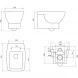 Унитаз подвесной BelBagno Lago BB128CH белый