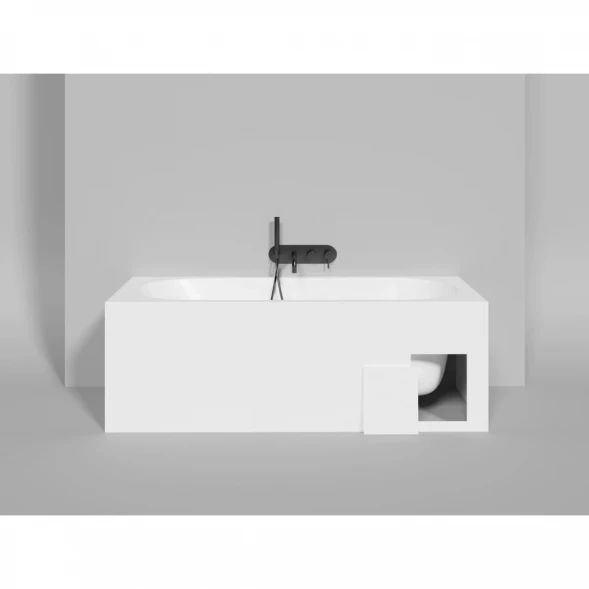 Ванна из литьевого мрамора Salini S-Stone Ornella 102323M 170x70 см, белый матовый