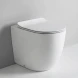 Унитаз приставной Artceram File 2.0 FLV007 05 00 безободковый, торнадо, белый матовый