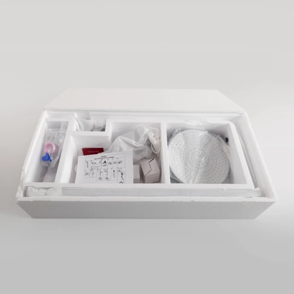 Душевая система Cezares Lux LUX-CVD-01 254 мм, со смесителем, хром