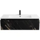 Тумба под раковину Cezares Slider SLIDER-1000-1C-SO-NF-P 99,8 см, подвесная, черный фьюжн