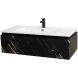 Тумба под раковину Cezares Slider SLIDER-1000-1C-SO-NF-P 99,8 см, подвесная, черный фьюжн