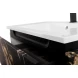 Тумба под раковину Cezares Slider SLIDER-1000-1C-SO-NF-P 99,8 см, подвесная, черный фьюжн