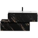 Тумба под раковину Cezares Slider SLIDER-1000-1C-SO-NF-P 99,8 см, подвесная, черный фьюжн