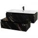 Тумба под раковину Cezares Slider SLIDER-1000-1C-SO-NF-P 99,8 см, подвесная, черный фьюжн