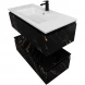 Тумба под раковину Cezares Slider SLIDER-1000-1C-SO-NF-P 99,8 см, подвесная, черный фьюжн