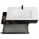 Тумба под раковину Cezares Slider SLIDER-1000-1C-SO-NF-P 99,8 см, подвесная, черный фьюжн